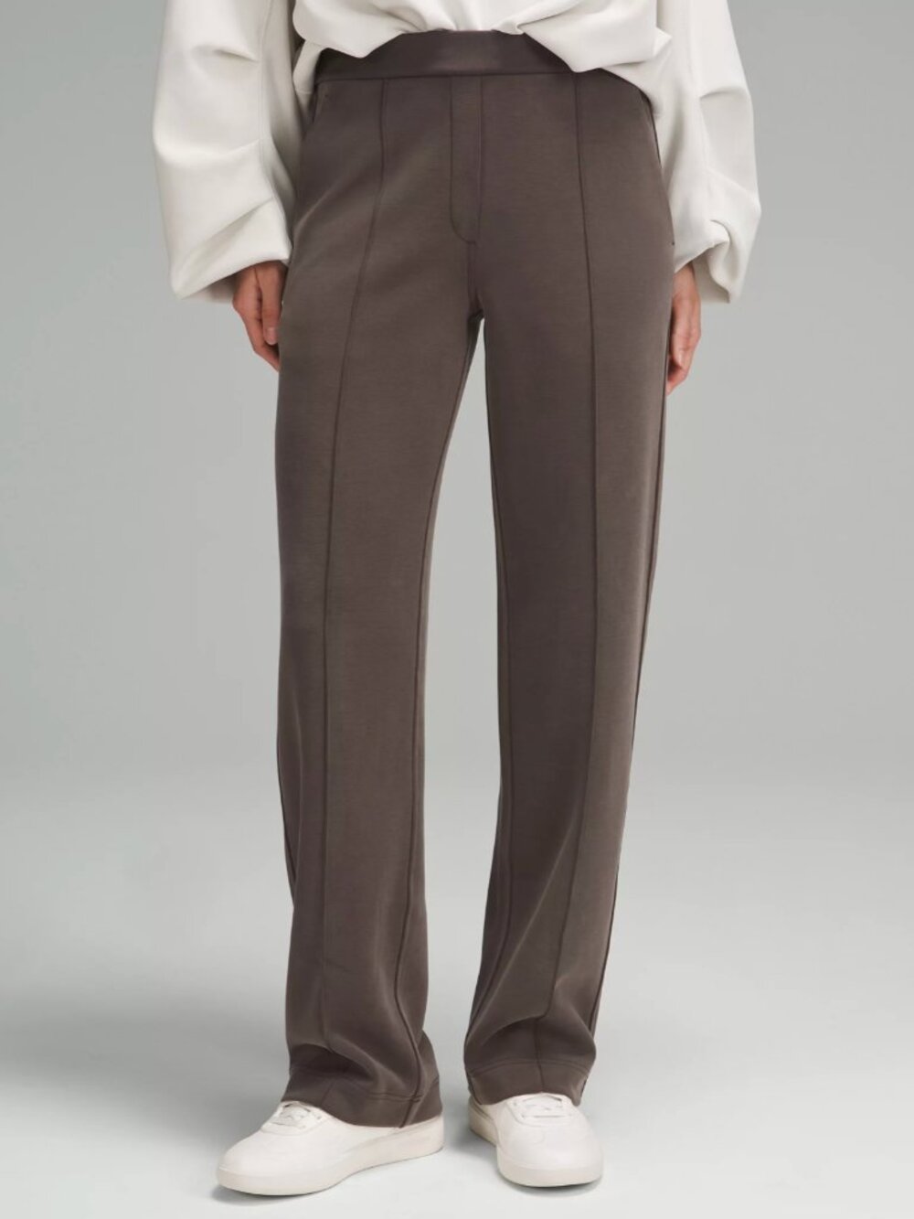 Lululemon Softstreme Pintuck Mid-Rise Pant Regular - Espresso - Small